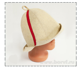 Шляпа для сауны из войлока Монголка Борская войлочная фабрика