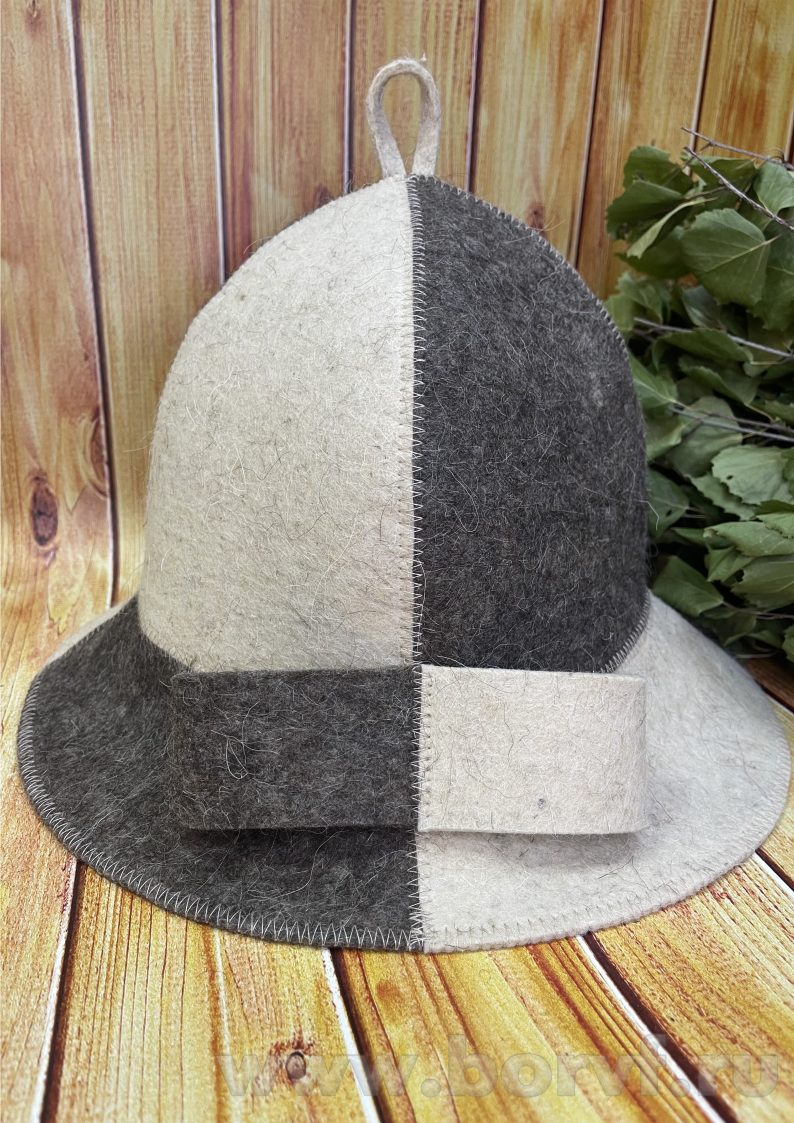 Шляпа для сауны из войлока Сударыня Борская войлочная фабрика
