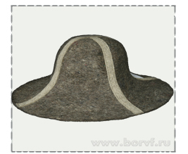 Шляпа для металлургов из грубошерстного войлока Борская войлочная фабрика